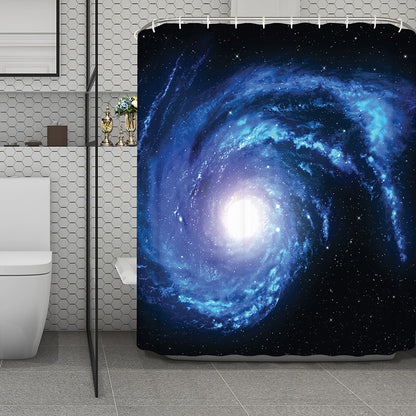 Deep Space Milky Way Print Polyester Shower Curtain