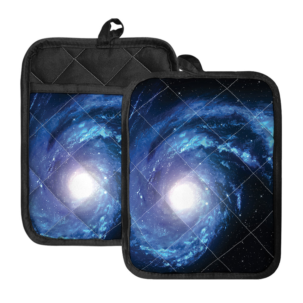 Deep Space Milky Way Print Pot Holders With Pocket