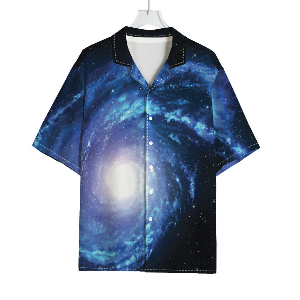 Deep Space Milky Way Print Rayon Hawaiian Shirt