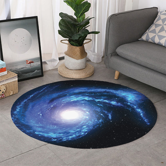 Deep Space Milky Way Print Round Rug
