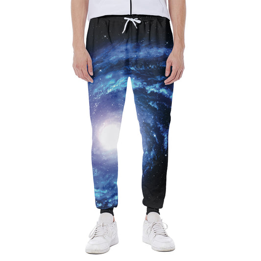 Deep Space Milky Way Print Scuba Joggers