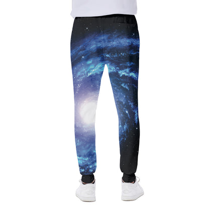 Deep Space Milky Way Print Scuba Joggers