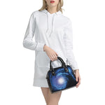 Deep Space Milky Way Print Shoulder Handbag