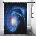 Deep Space Milky Way Print Shower Curtain