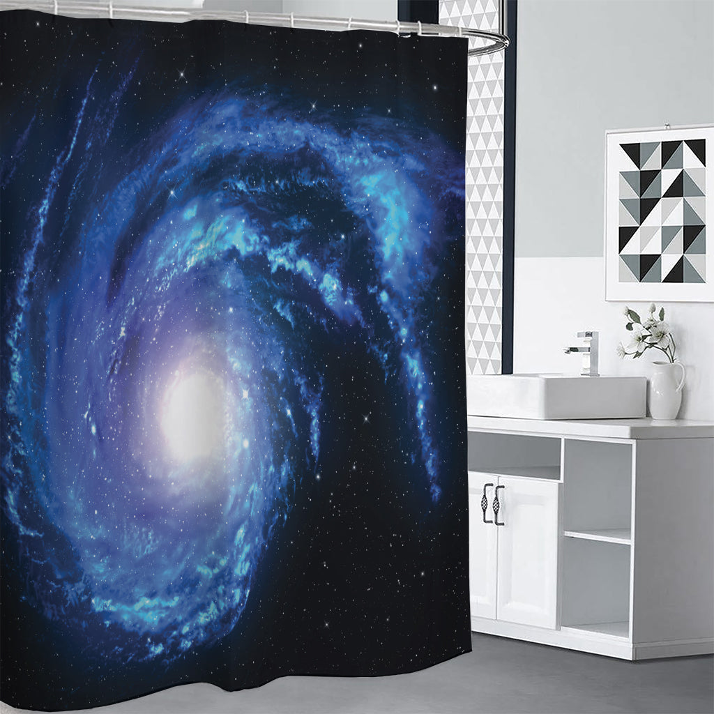 Deep Space Milky Way Print Shower Curtain