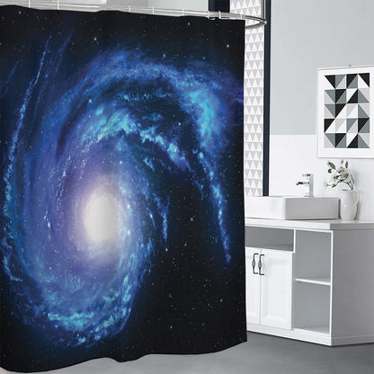 Deep Space Milky Way Print Shower Curtain