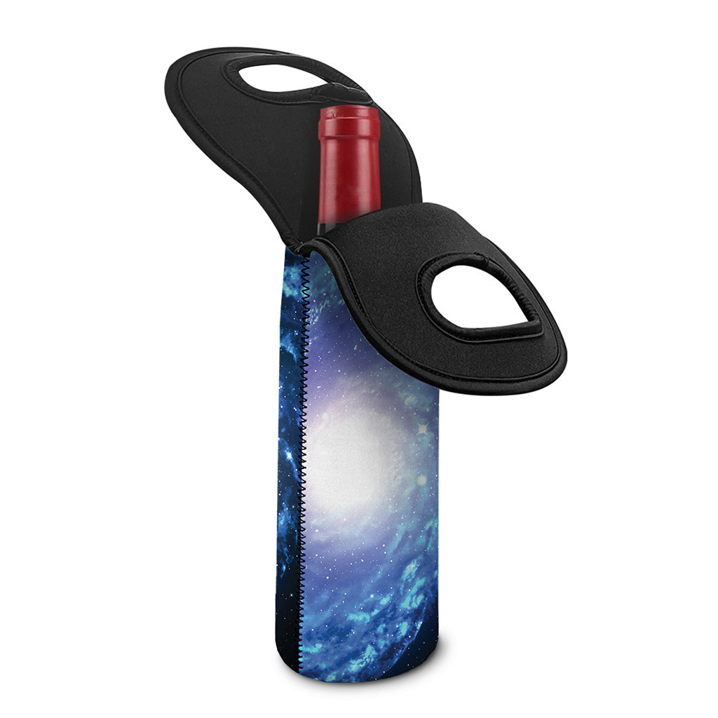 Deep Space Milky Way Print Single Neoprene Wine Tote
