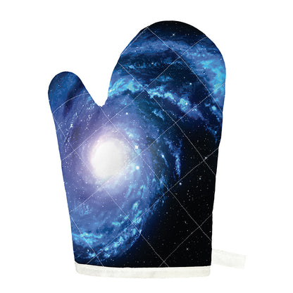 Deep Space Milky Way Print Single Oven Mitt