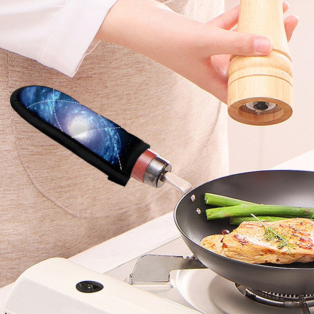 Deep Space Milky Way Print Skillet Handle Cover