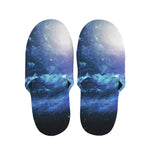 Deep Space Milky Way Print Slippers
