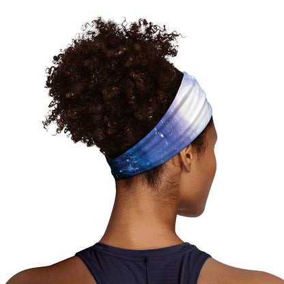 Deep Space Milky Way Print Sports Headband