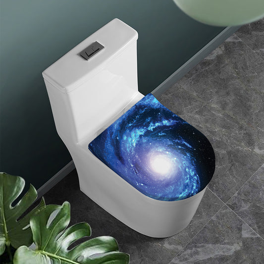 Deep Space Milky Way Print Toilet Lid Cover