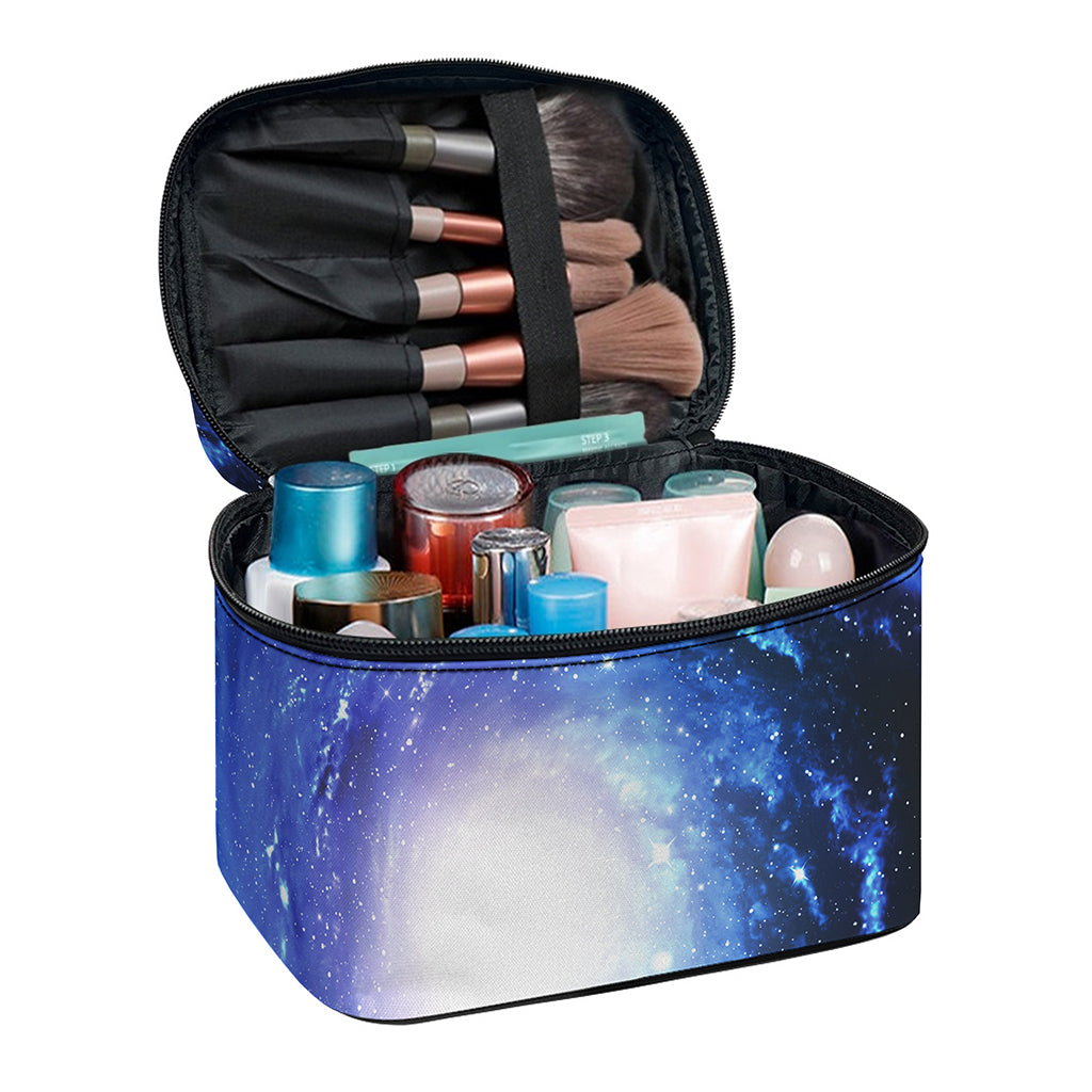 Deep Space Milky Way Print Travel Makeup Bag