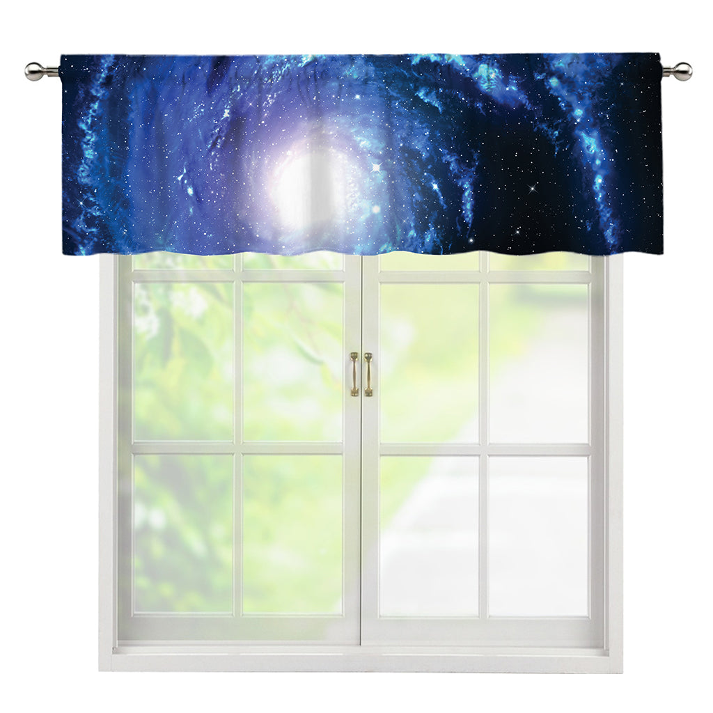Deep Space Milky Way Print Window Valance