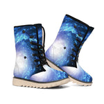 Deep Space Milky Way Print Winter Boots