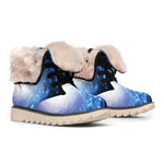 Deep Space Milky Way Print Winter Boots