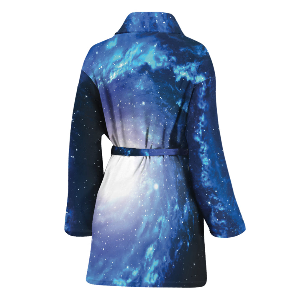 Deep Space Milky Way Print Women's Bathrobe