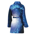 Deep Space Milky Way Print Women's Bathrobe