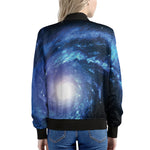 Deep Space Milky Way Print Women's Bomber Jacket