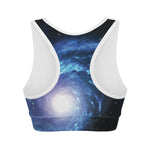 Deep Space Milky Way Print Women's Sports Bra