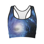 Deep Space Milky Way Print Women's Sports Bra