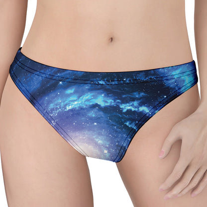 Deep Space Milky Way Print Women's Thong