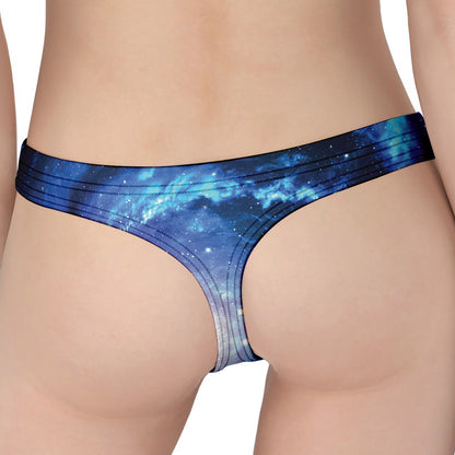 Deep Space Milky Way Print Women's Thong