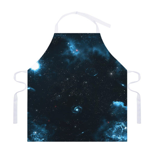 Deep Space Print Adjustable Apron