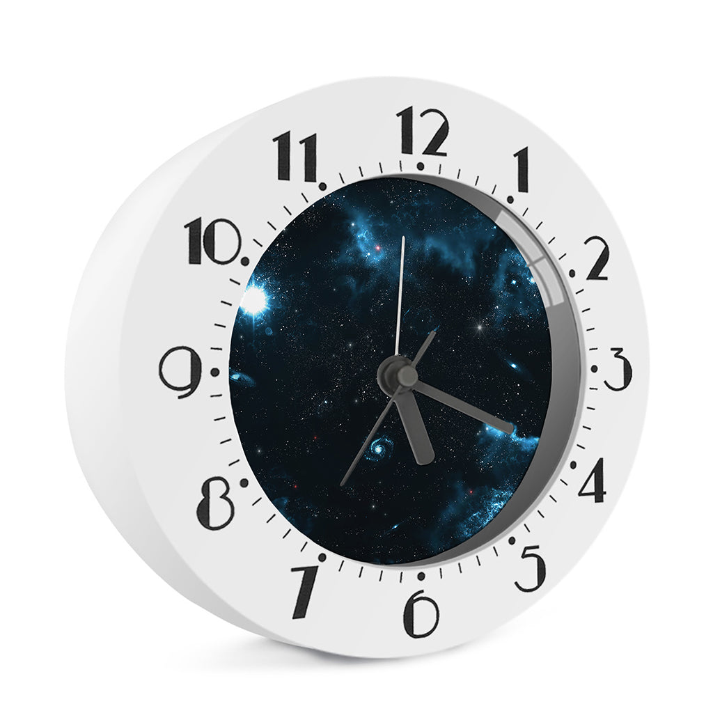 Deep Space Print Alarm Clock