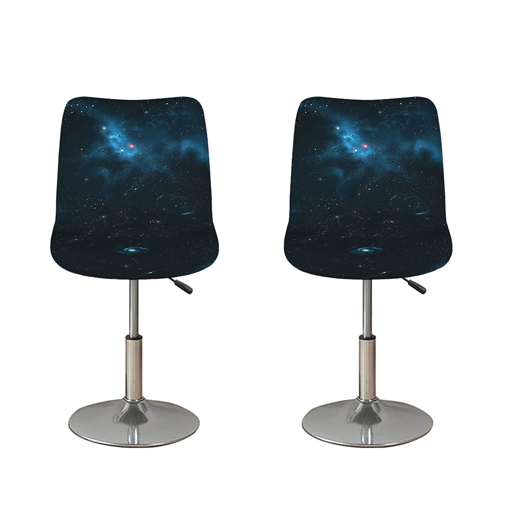 Deep Space Print Bar Stool Covers