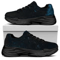 Deep Space Print Black Chunky Shoes