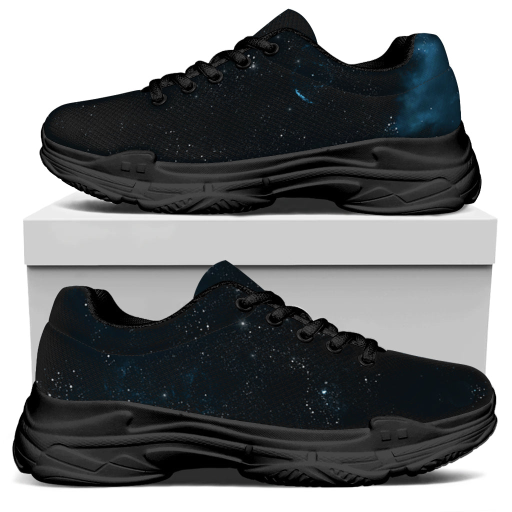 Deep Space Print Black Chunky Shoes