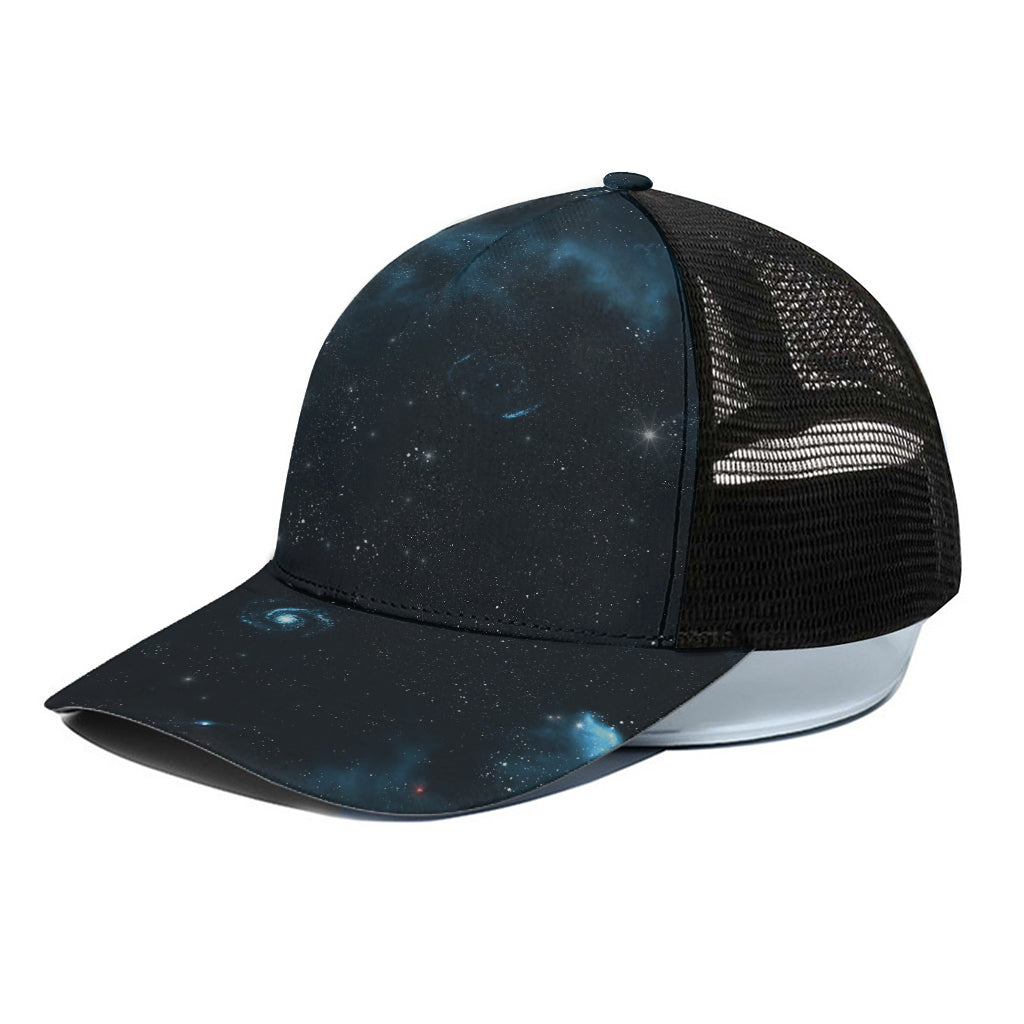 Deep Space Print Black Mesh Trucker Cap