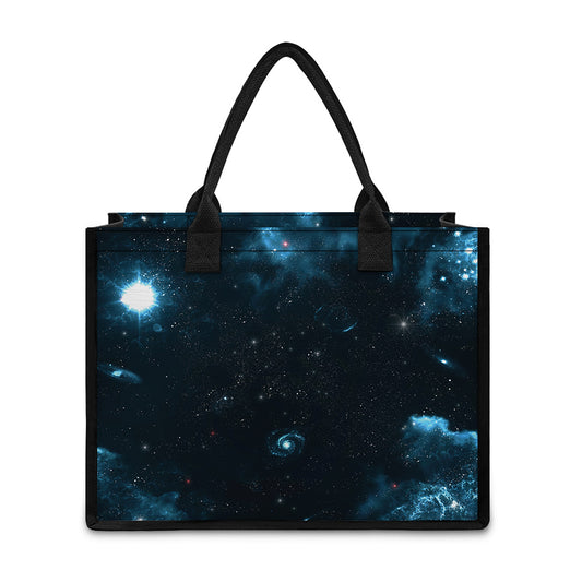 Deep Space Print Canvas Tote Bag