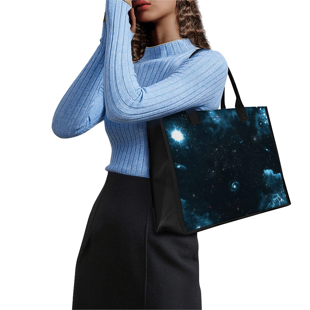 Deep Space Print Canvas Tote Bag