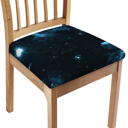 Deep Space Print Chair Cushion Cover