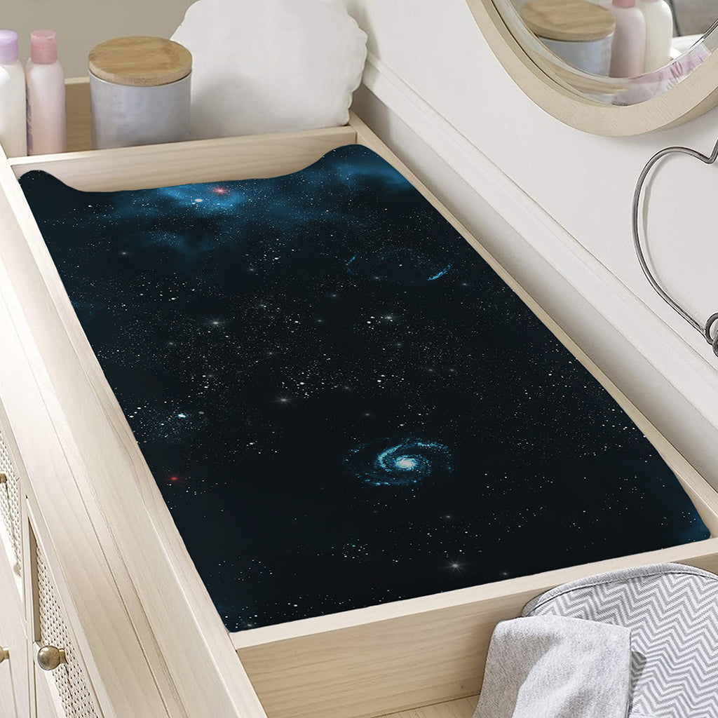 Deep Space Print Changing Pad Cover