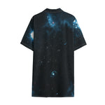 Deep Space Print Cotton Hawaiian Shirt