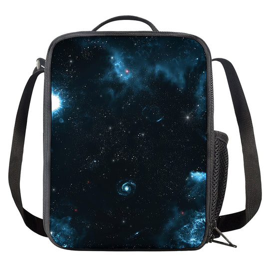 Deep Space Print Crossbody Lunch Bag