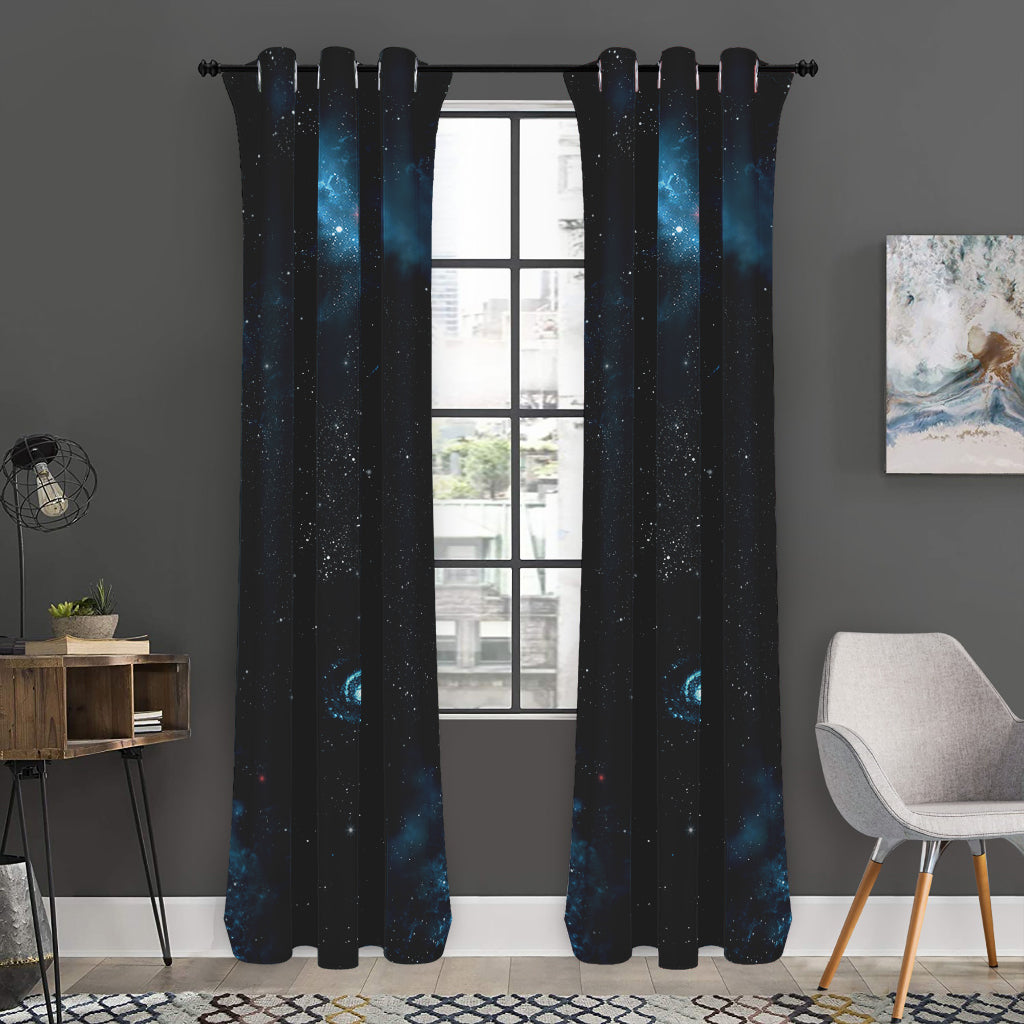 Deep Space Print Curtain