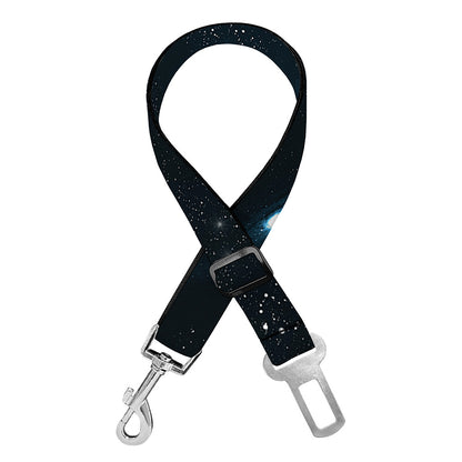 Deep Space Print Dog Seat Belt