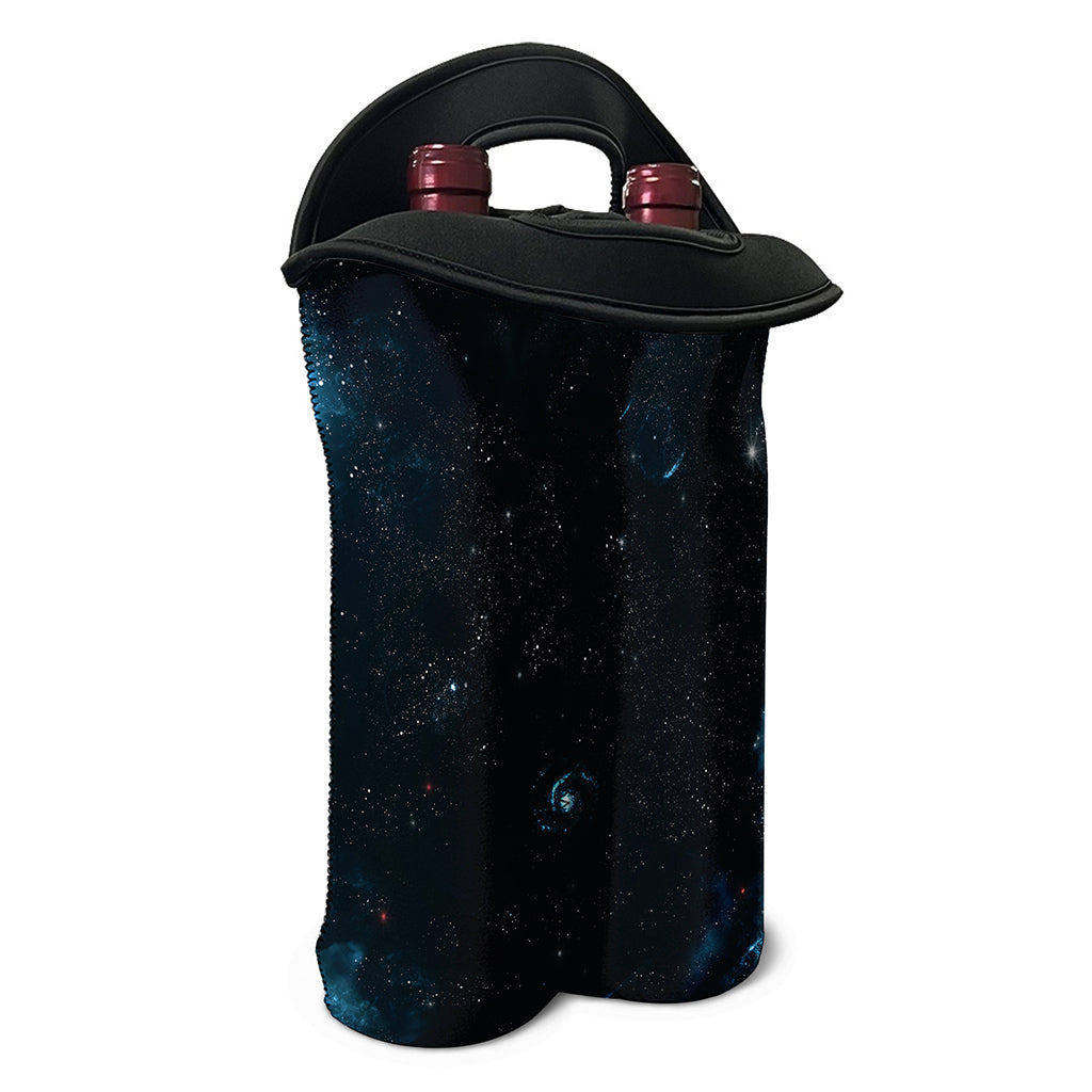 Deep Space Print Double Neoprene Wine Tote