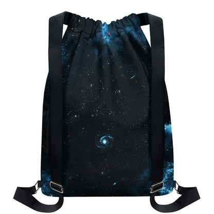 Deep Space Print Drawstring Backpack
