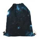 Deep Space Print Drawstring Bag