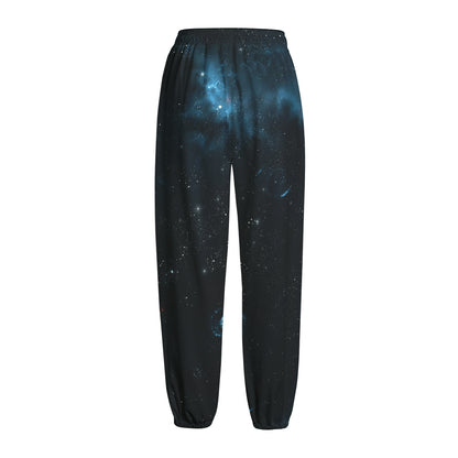 Deep Space Print Fleece Lined Knit Pants