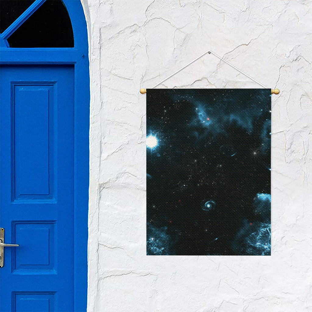 Deep Space Print Garden Flag