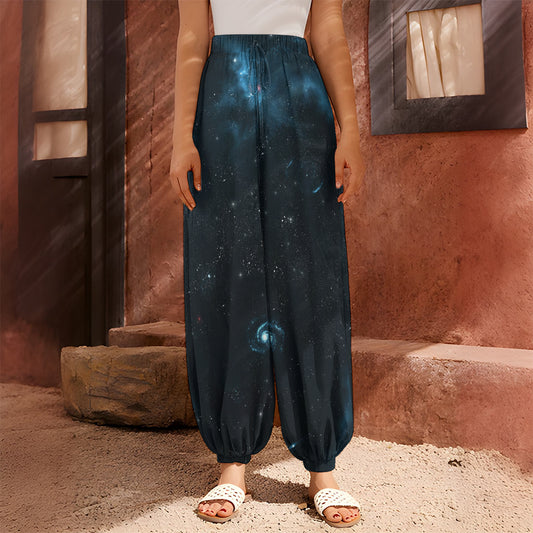 Deep Space Print Harem Pants