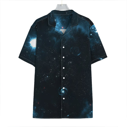 Deep Space Print Hawaiian Shirt