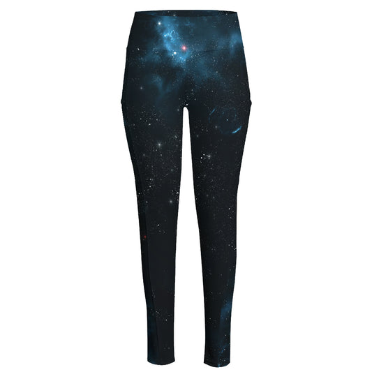 Deep Space Print High-Waisted Pocket Leggings