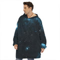 Deep Space Print Hoodie Blanket